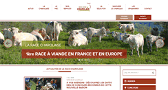 Desktop Screenshot of charolaise.fr